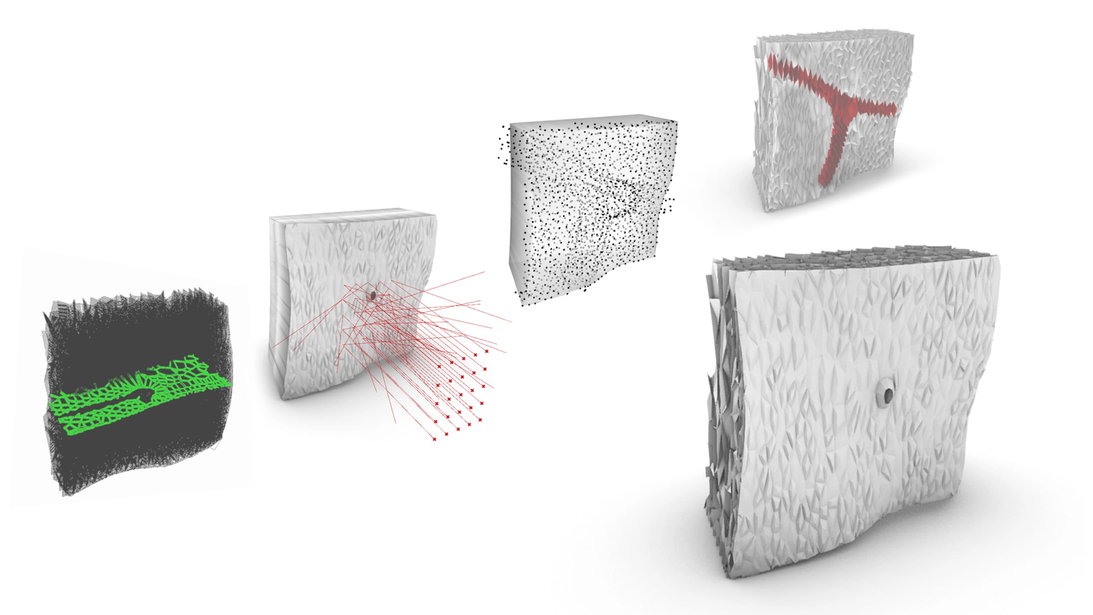 Mars Habitat - Parametric 3D-Printed Voronoi Wall Fragment