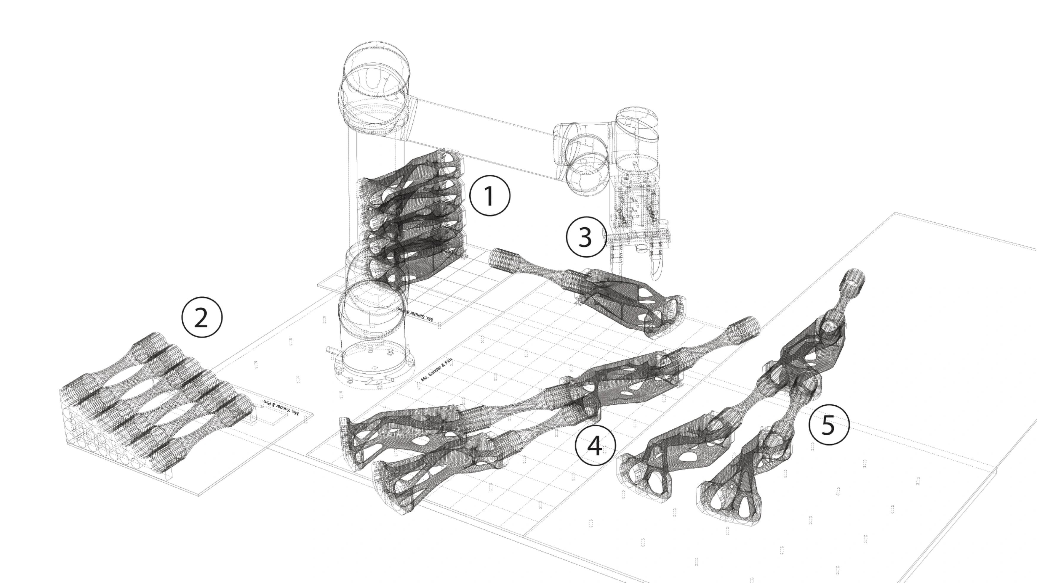 UR10 - Topology Optimized Robotic Element Stacking